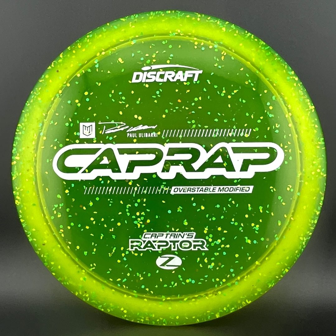 Confetti Z Captain's Raptor - Paul Ulibarri 2026 Discraft