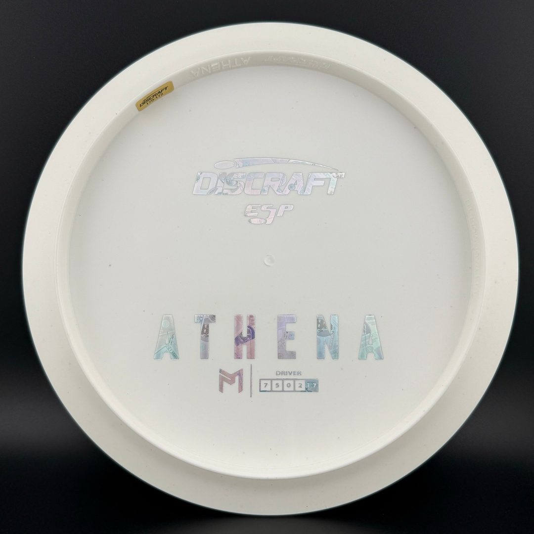 White ESP Athena - Bottom Stamp - Paul McBeth Sig Series Discraft