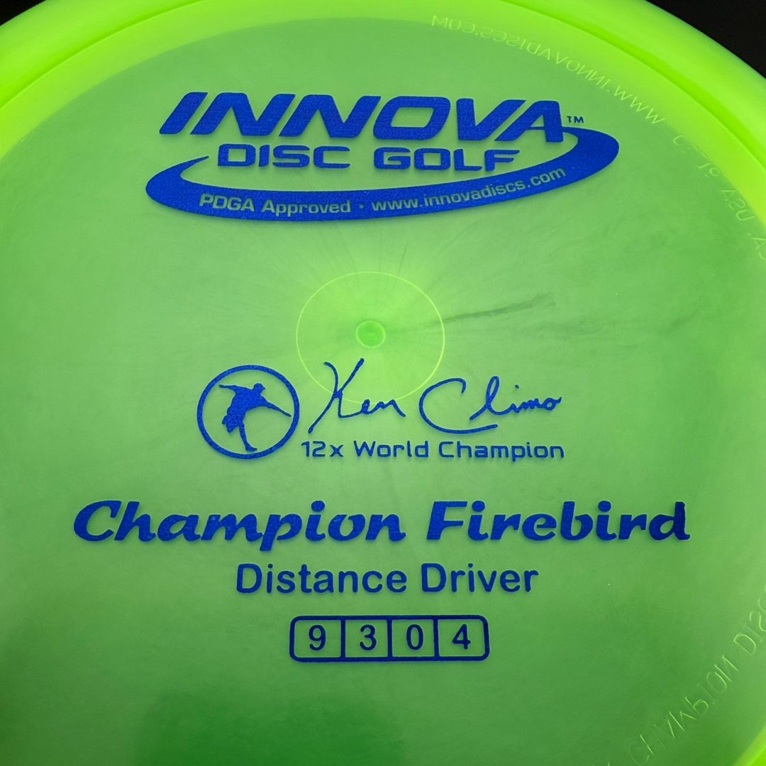 Champion Firebird FAF - Ken Climo 12x *Gibson Stash* Innova