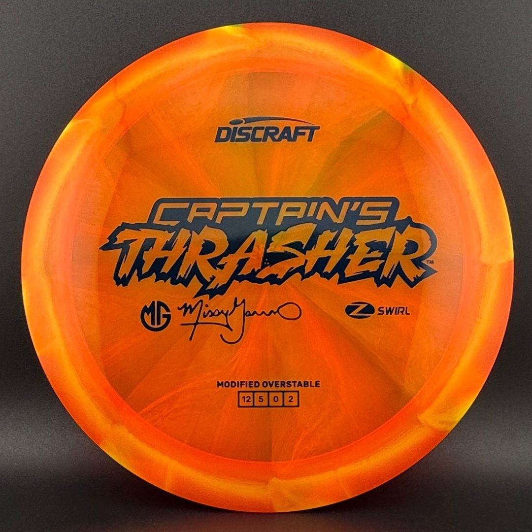 Swirly Z Captain's Thrasher - Missy Gannon 2026 Discraft