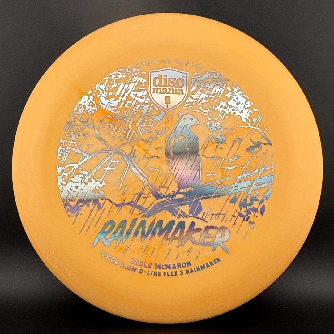 Color Glow D-Line Flex 3 Rainmaker - Eagle McMahon Creator Series *Colten Stash* Discmania