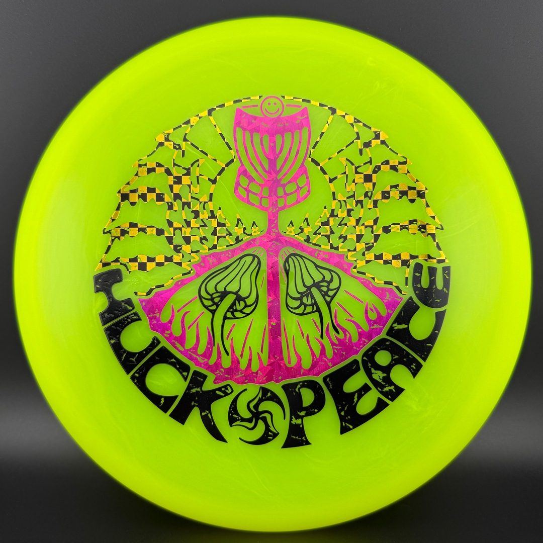 Soft Neo Spore - Huk Lab Peace Triple Foil Stamp Discmania