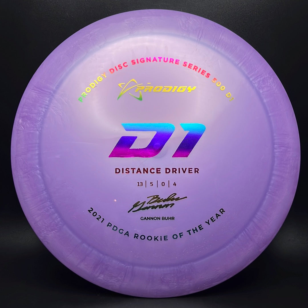 D1 500 - Gannon Buhr Signature Driver ROTY Prodigy