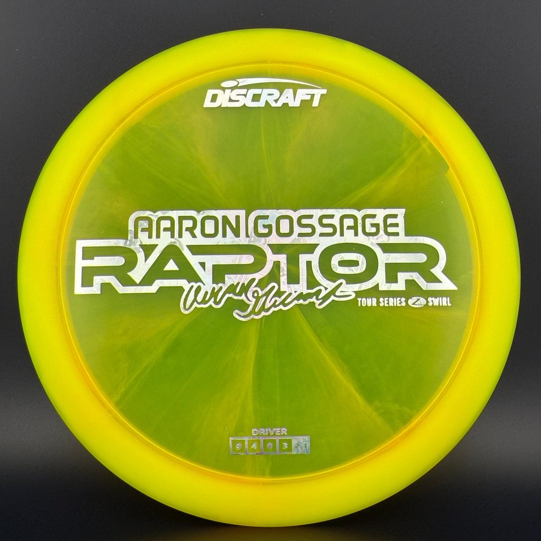 Z Swirl Raptor - Aaron Gossage 2025 Tour Series Discraft