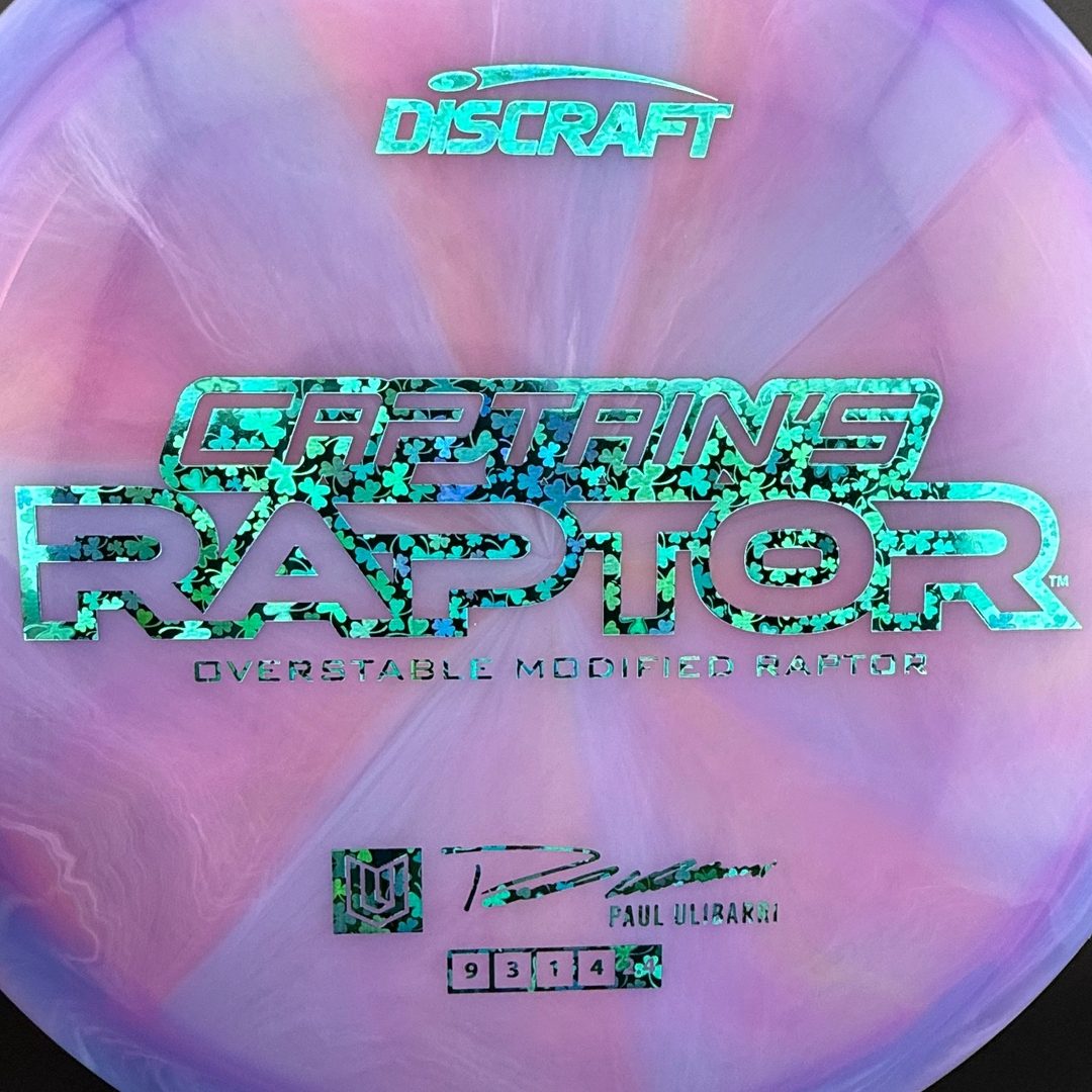 Special Z Blend Captain's Raptor - Paul Ulibarri 2025 Signature Series Discraft