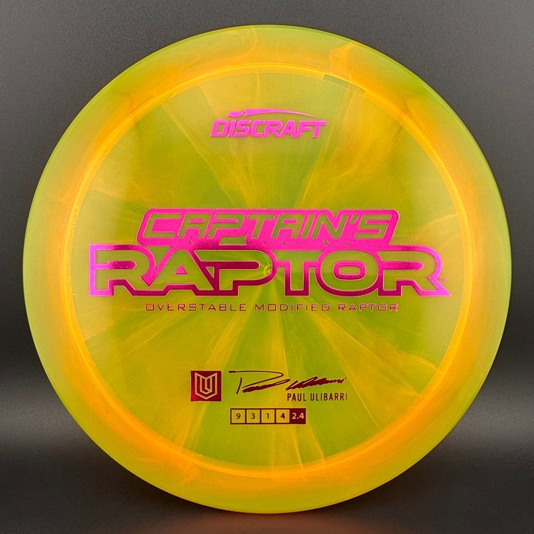 Special Z Blend Captain's Raptor - Paul Ulibarri 2025 Signature Series Discraft