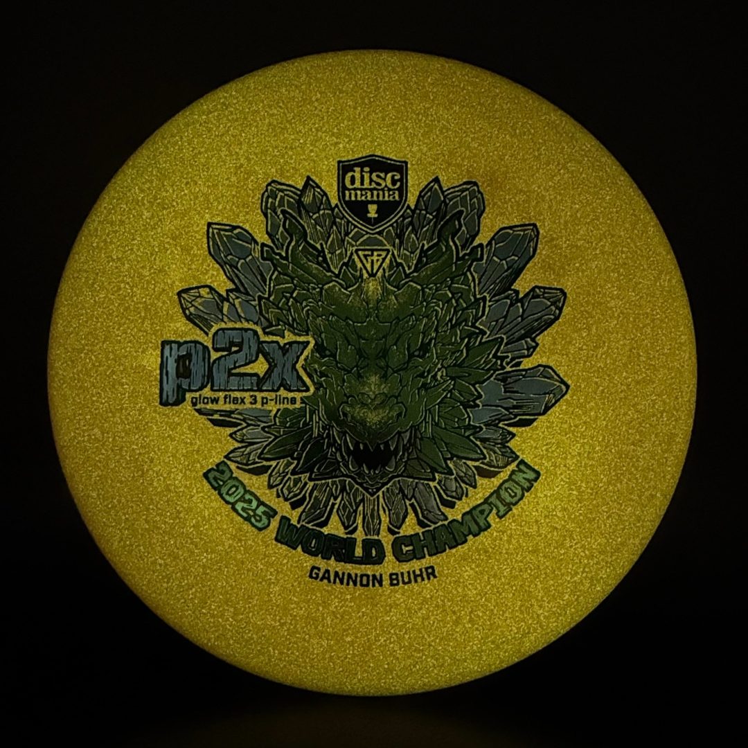Glow P-Line P2x Flex 3 - Gannon Buhr 2025 World Champion Discmania