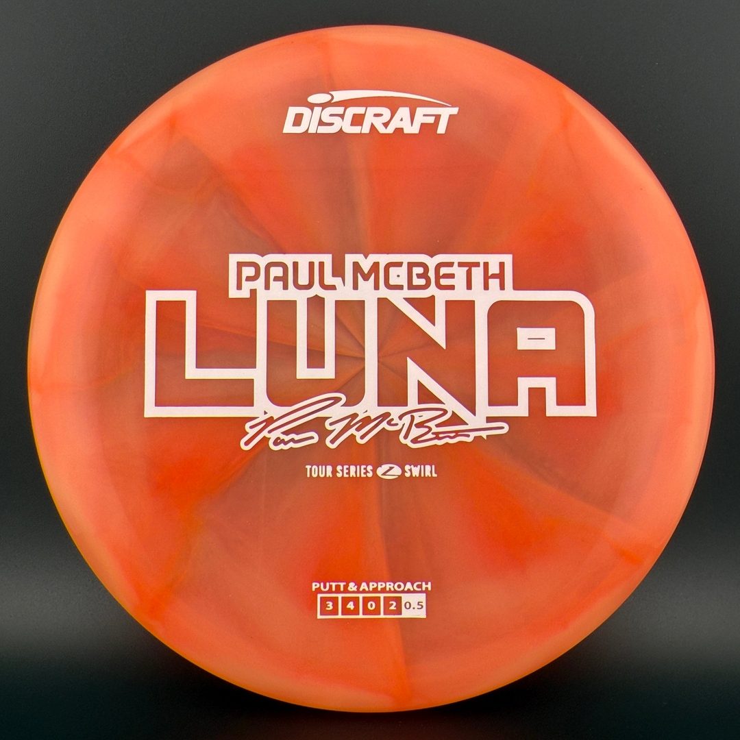 Z Swirl Luna - 2025 Paul McBeth Tour Series Discraft