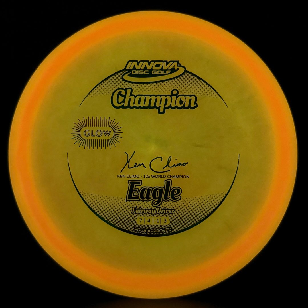 Color Glow Champion Eagle - Ken Climo 12x Innova