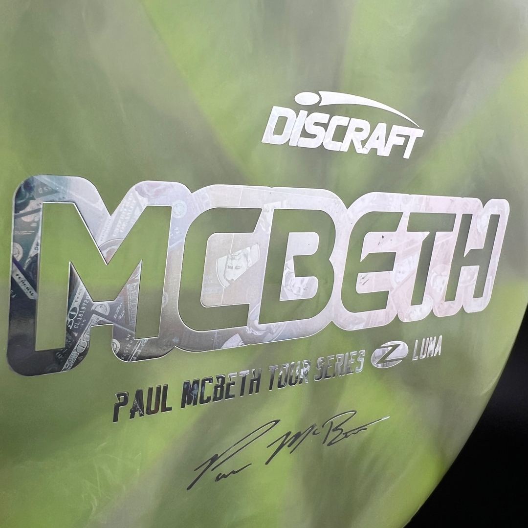 Z Luna - 2020 Paul McBeth Tour Series Money Holo - Used Discraft