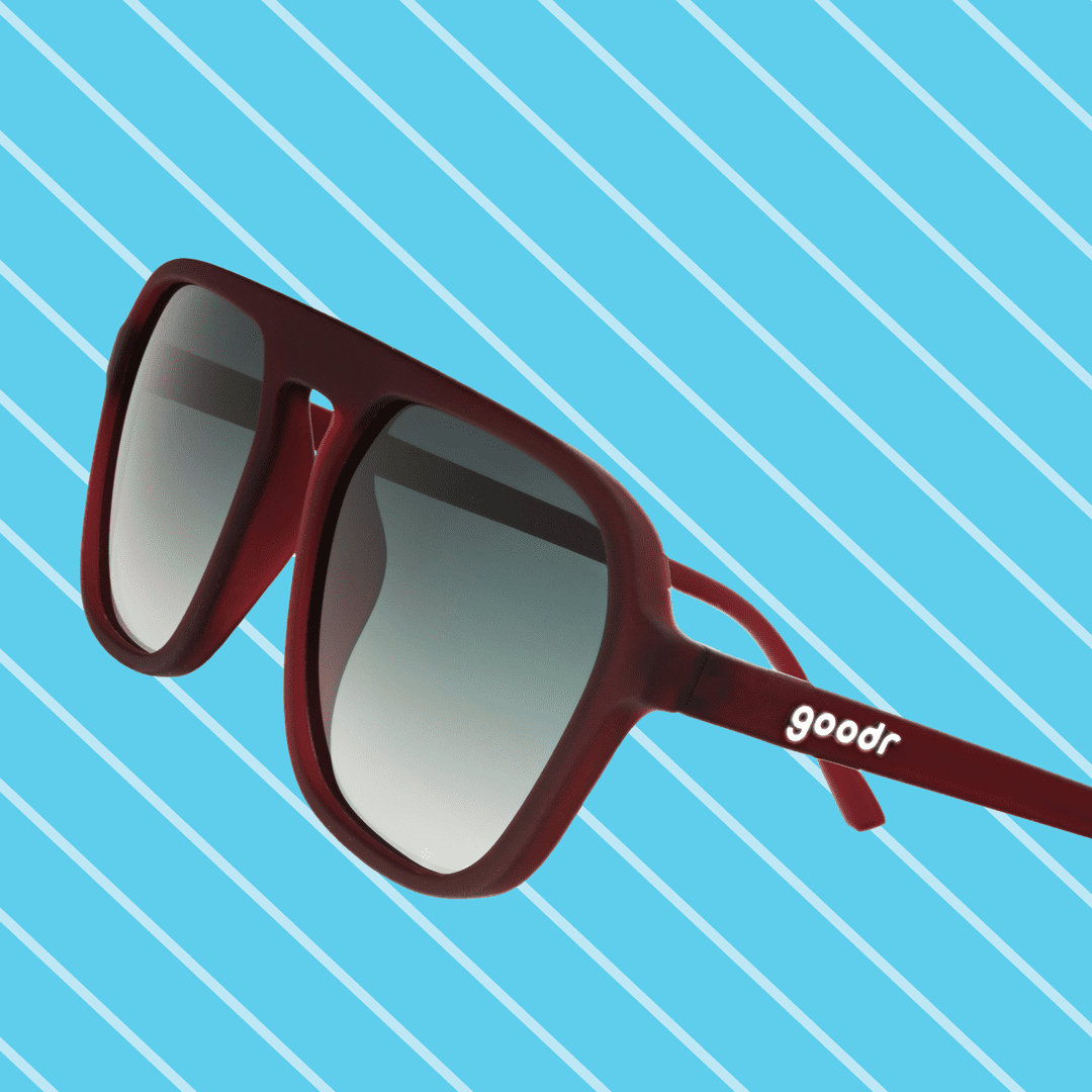 “Conversation Pit Regular" RETRO G Polarized Sunglasses Goodr