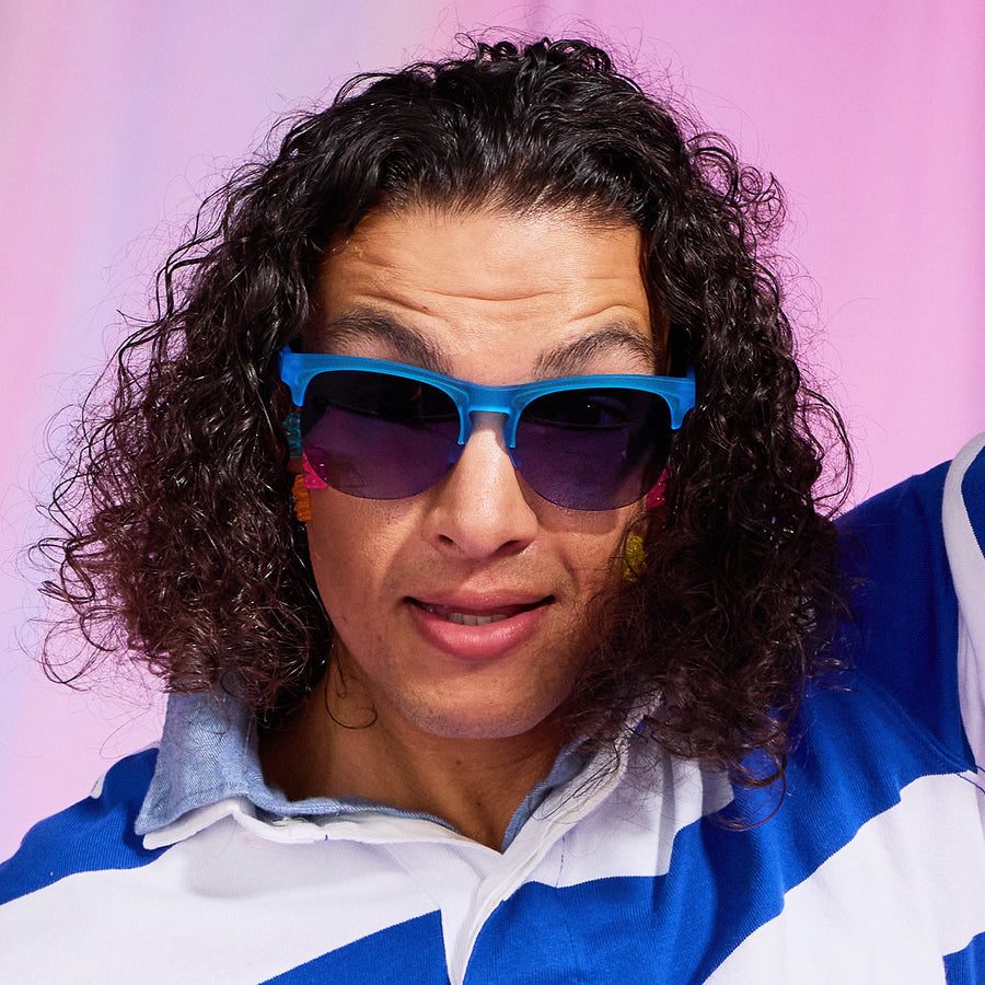 "Blue Raspberry Slush Fund" Limited Avant G Polarized Sunglasses Goodr