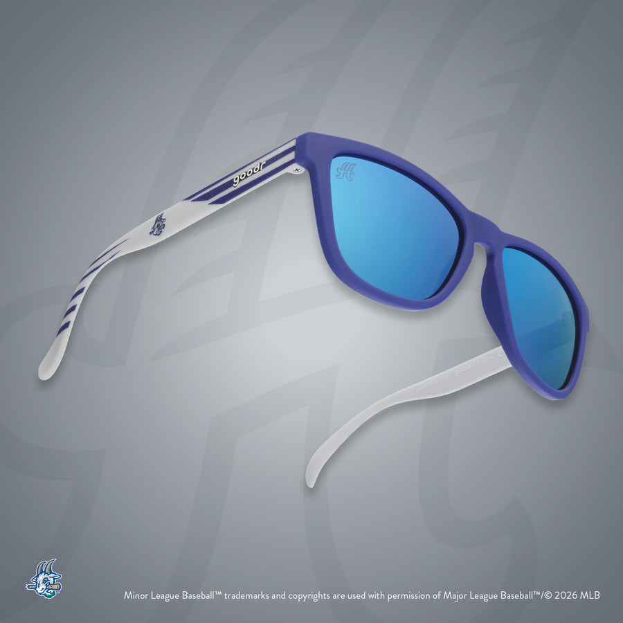 "Chomp 'Em Yard Goats" Hartford MiLB Polarized Sunglasses Goodr