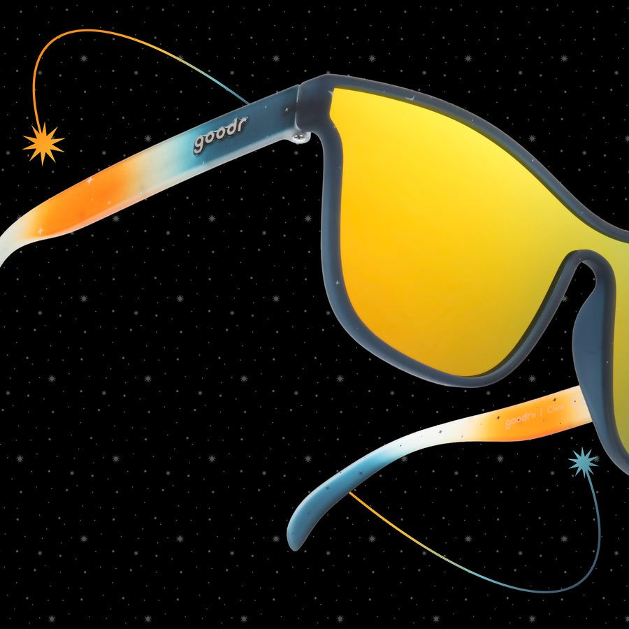 "Experiencing A Solar Flare-Up" VRG Polarized Sunglasses Goodr