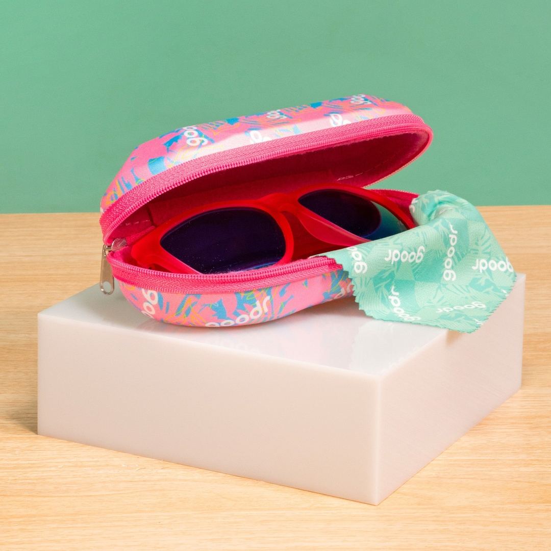 "We Made A Good Case” Sunglasses Case with Carabiner Goodr