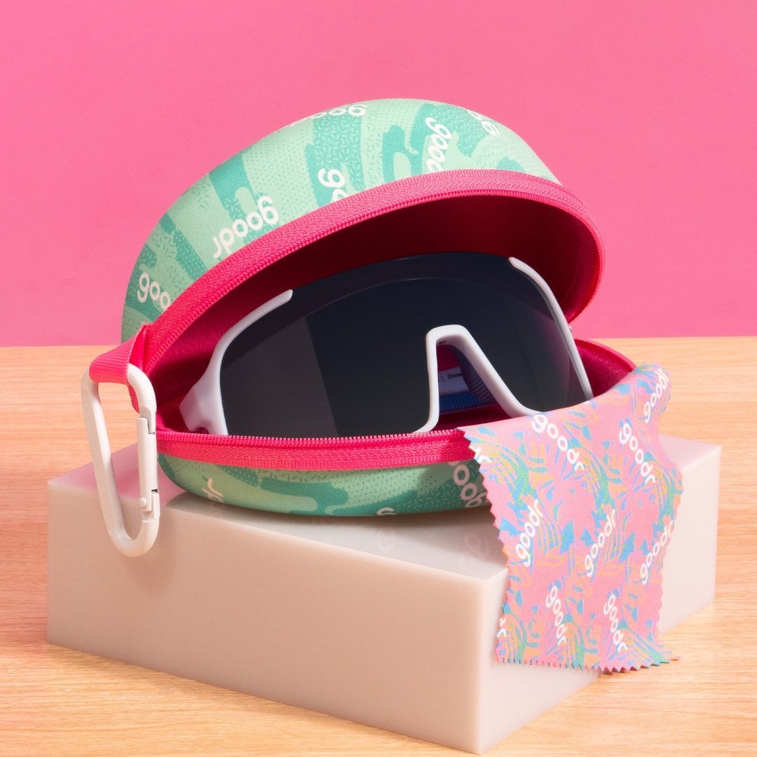 "Gnarliest Case Scenario” Wrap Sunglasses Case with Carabiner Goodr