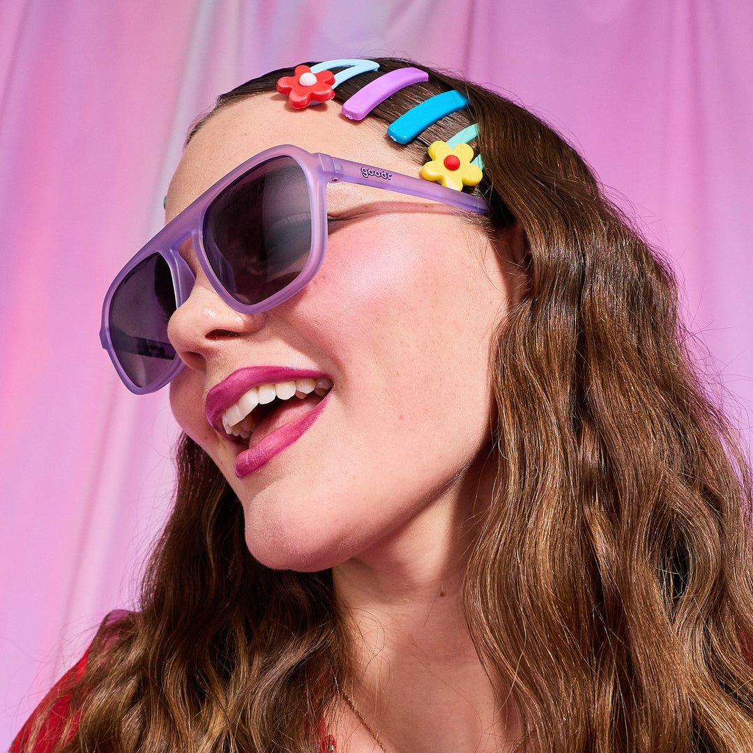 “Frozen Grape Escape" Limited RETRO G Polarized Sunglasses Goodr