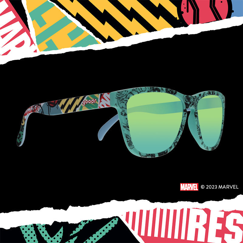 "Super Hero Super Fan" Marvel Remix OG Polarized Sunglasses Goodr