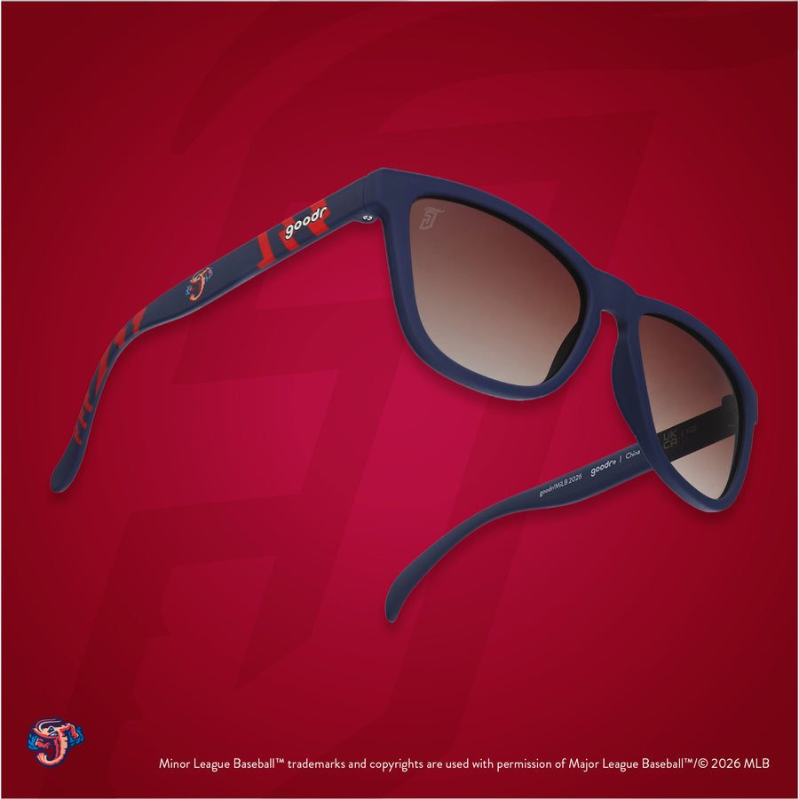 "Jumbo Shrimp Jam" Jacksonville MiLB Polarized Sunglasses Goodr