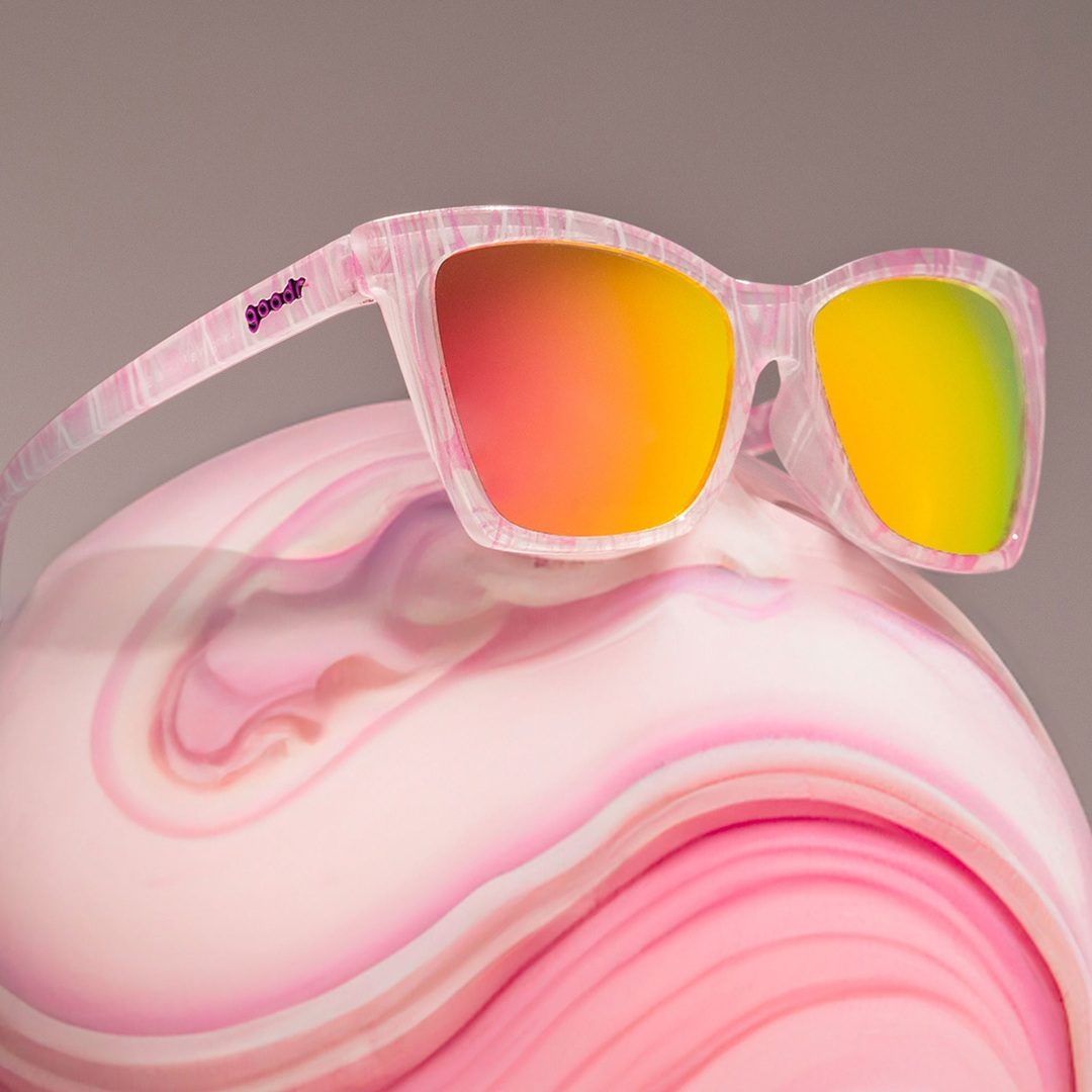 "Living In A Material Swirl" Polarized Pop G Sunglasses Goodr