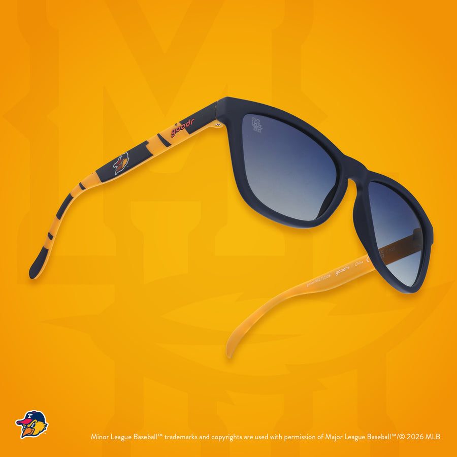 "Mud Hens Mean Business" Toledo MiLB Polarized Sunglasses Goodr