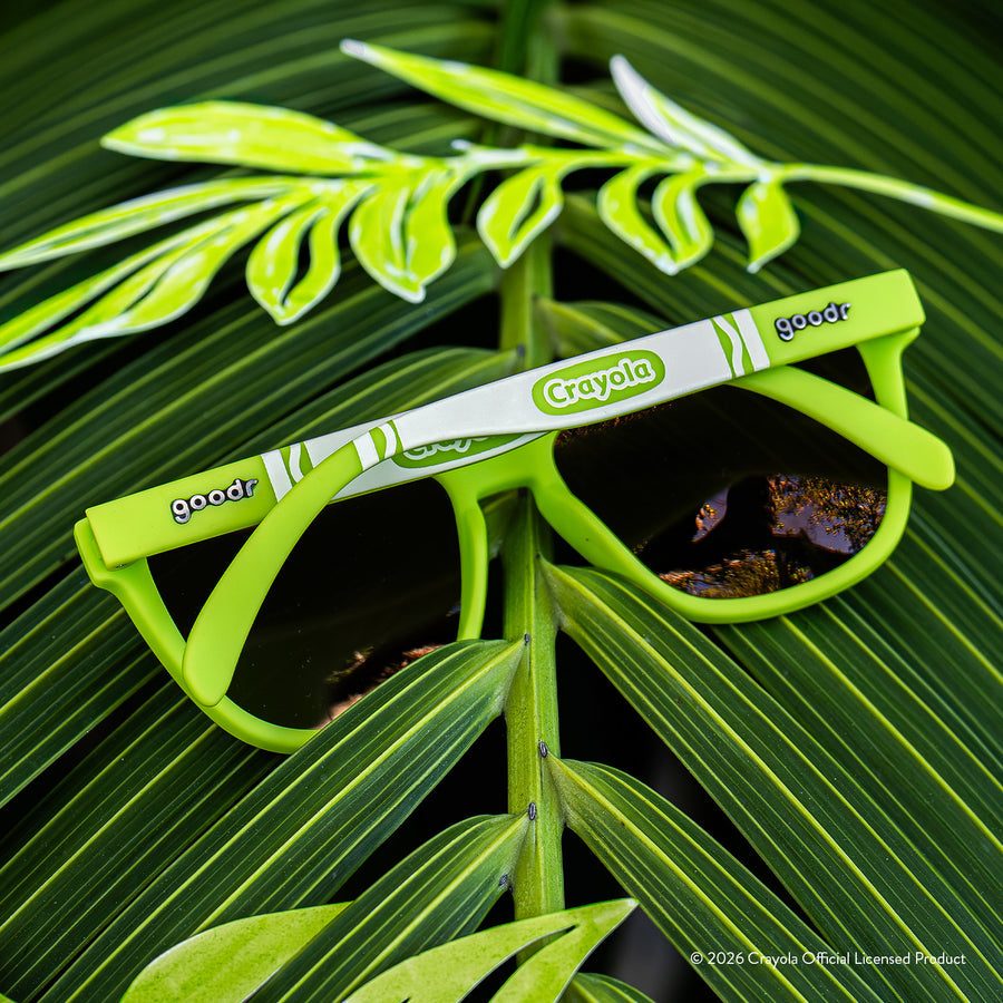 "Palm Leaf" Limited Crayola OG Polarized Sunglasses Goodr