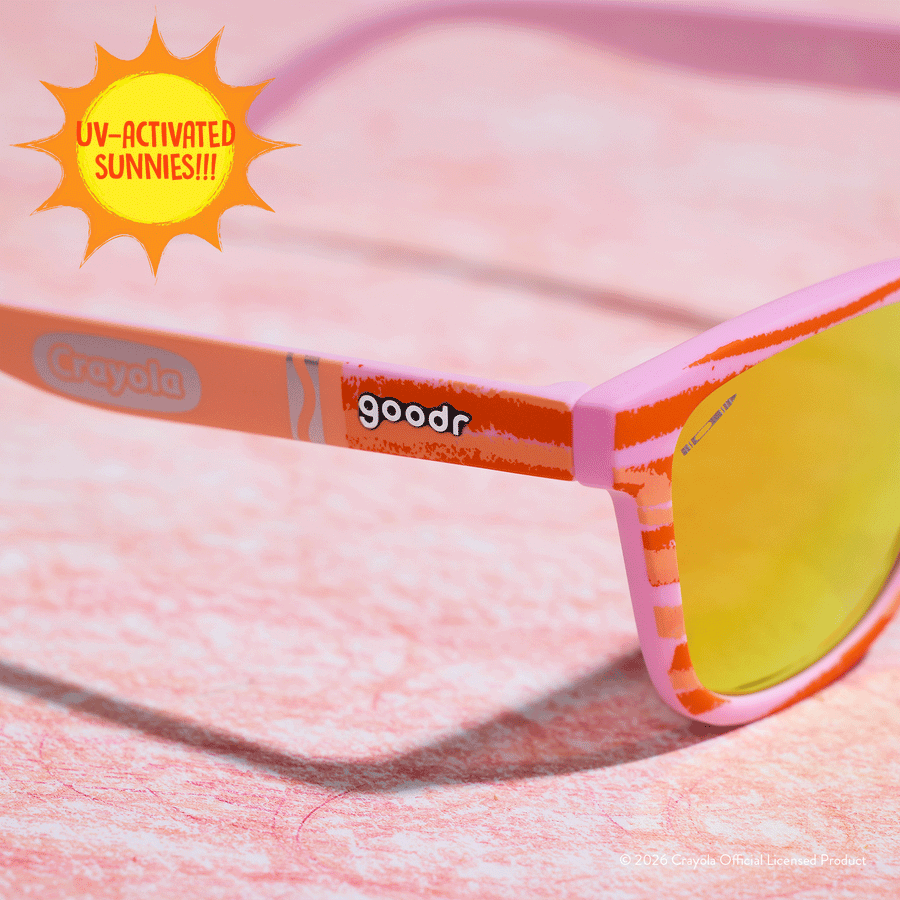 "Party Fish" UV Activated Crayola OG Polarized Sunglasses Goodr