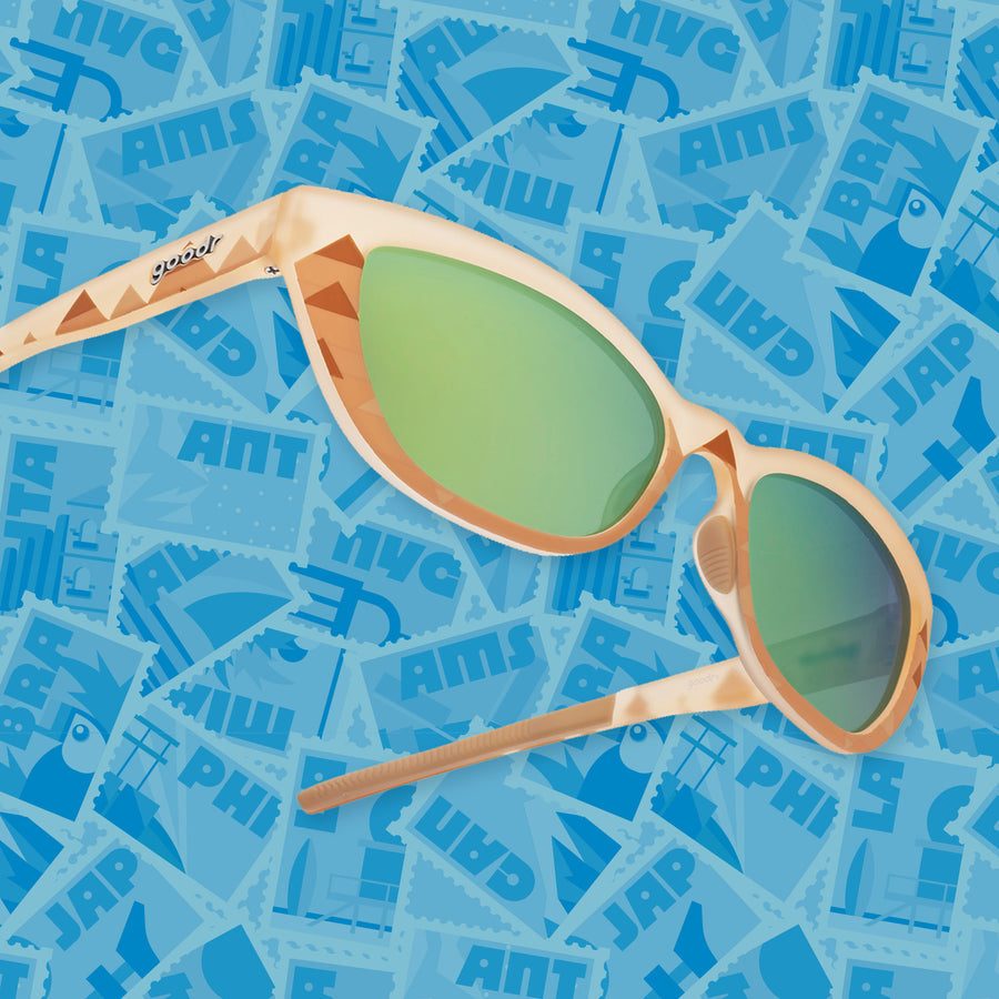 "Pyramid Scheming in Cairo" Polarized Cheetah G Sunglasses Goodr