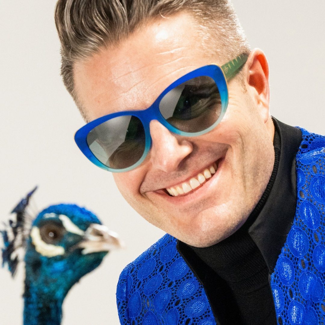 "Rhonda's Peacock Palace" Glam G Polarized Sunglasses Goodr
