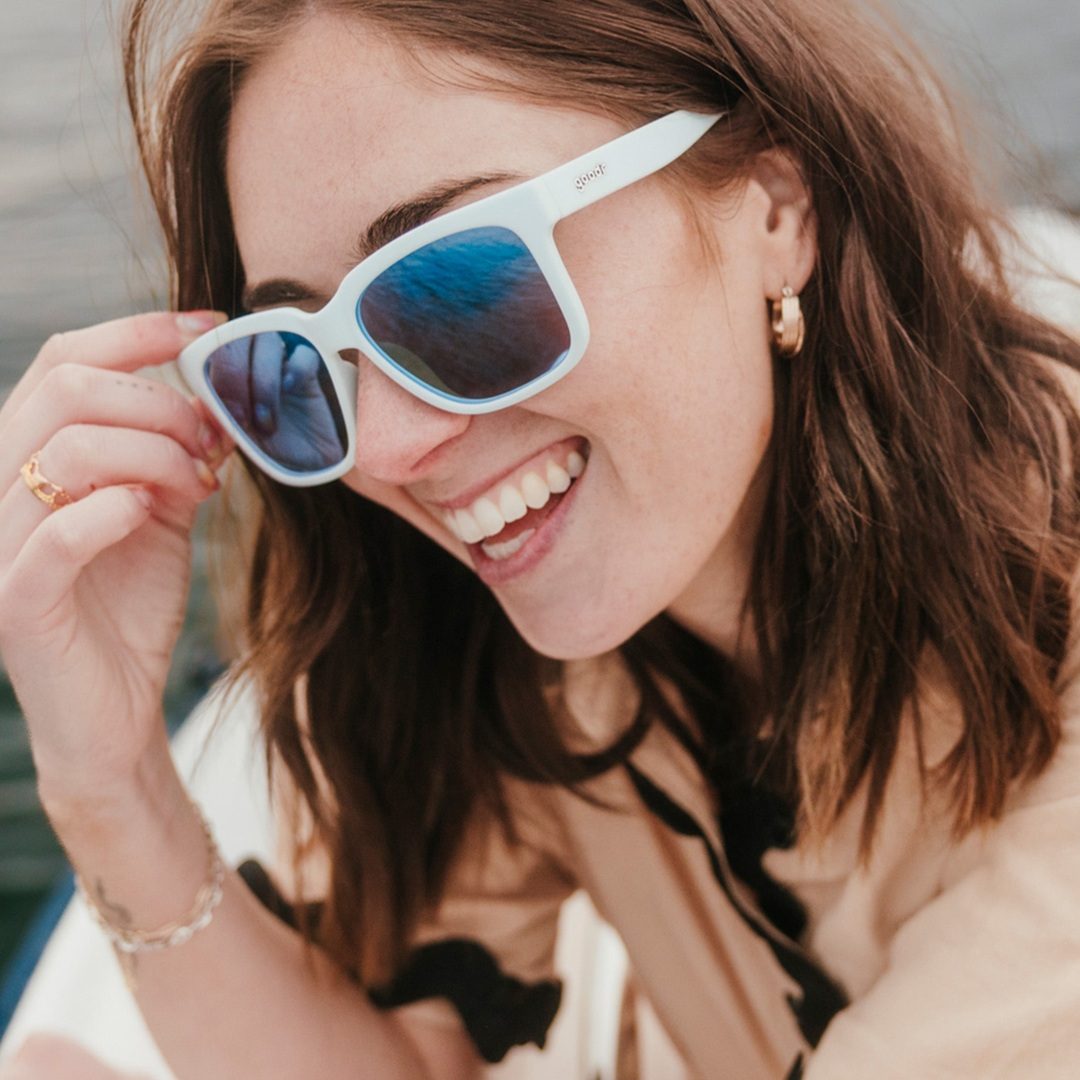"Sea Foam Party Favor” Tidal G Polarized Sunglasses - Floats! Goodr