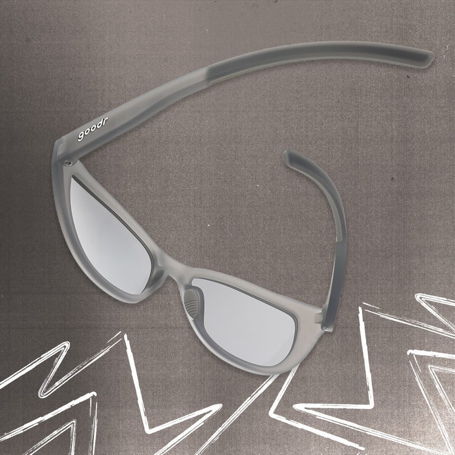 "Silver-Tongued Trash Talk" Polarized Cheetah G Sunglasses Goodr