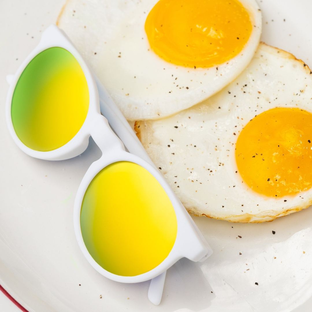 "Yolk's On You" Limited Circle G Polarized Sunglasses Goodr