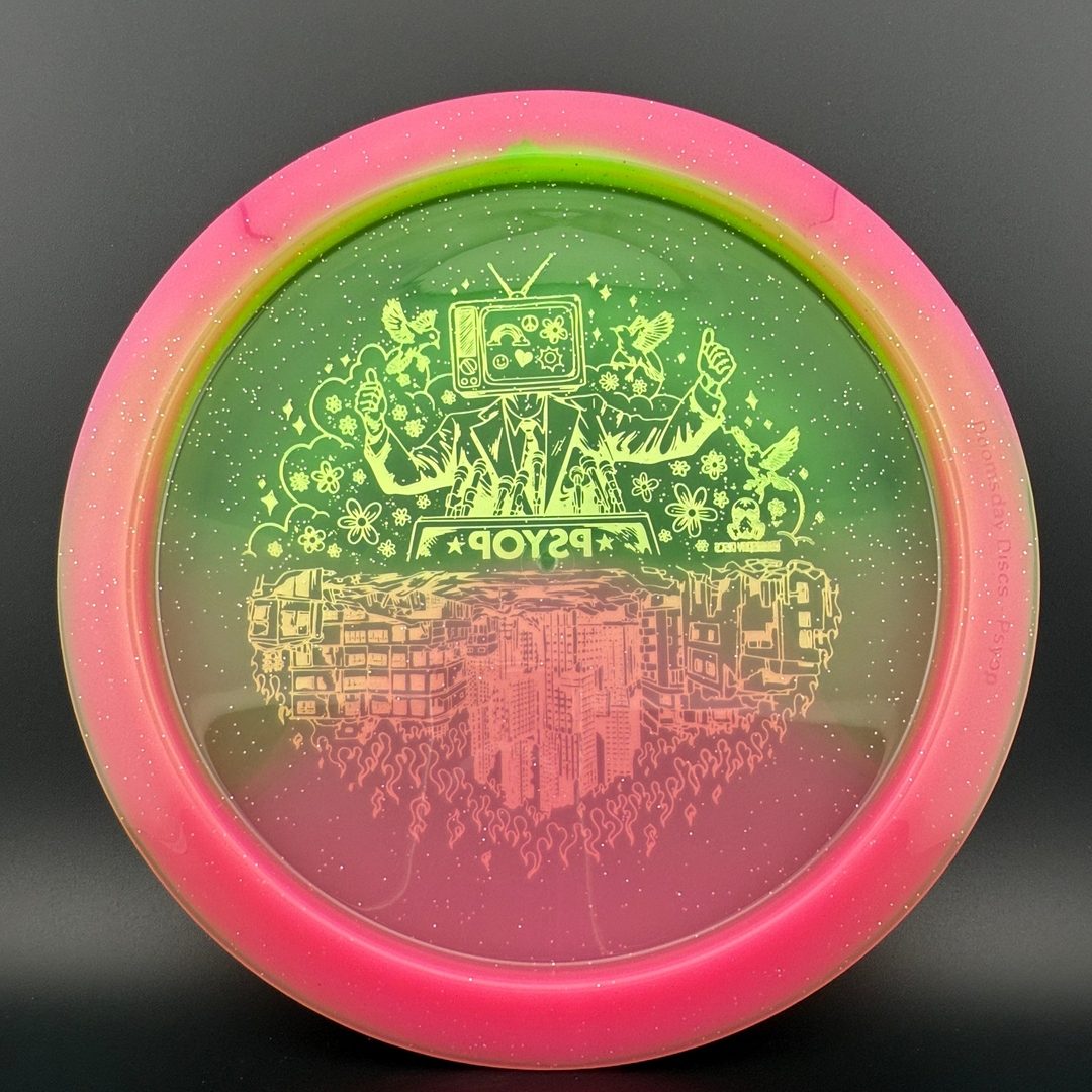 Metal Flake Retina Psyop Doomsday Discs