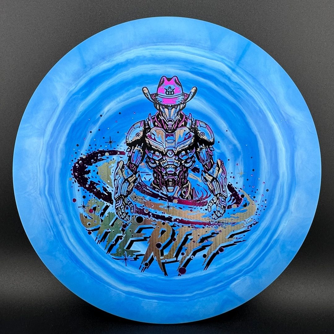 Fuzion Swirly Sheriff - Galactic Lawman Stamp Dynamic Discs