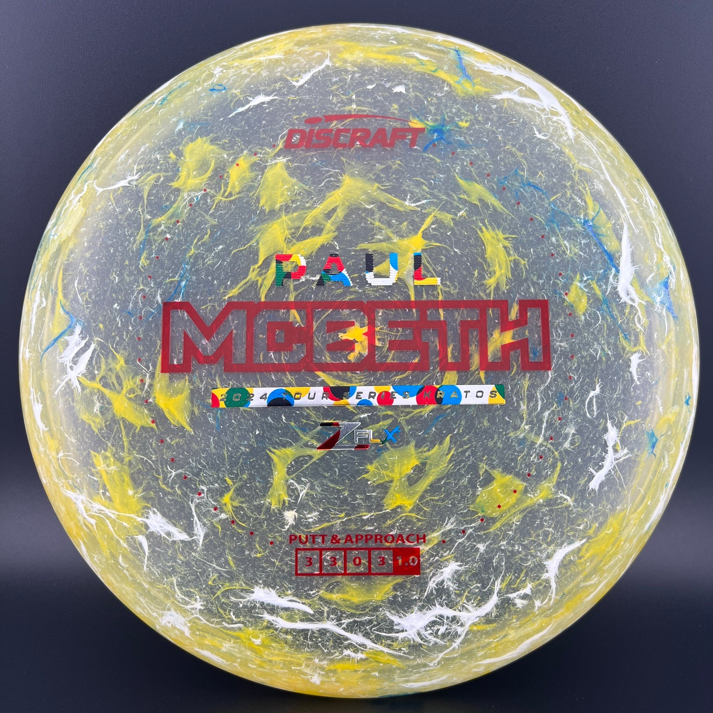 Jawbreaker Z FLX Kratos - 2024 Paul McBeth Tour Series Discraft