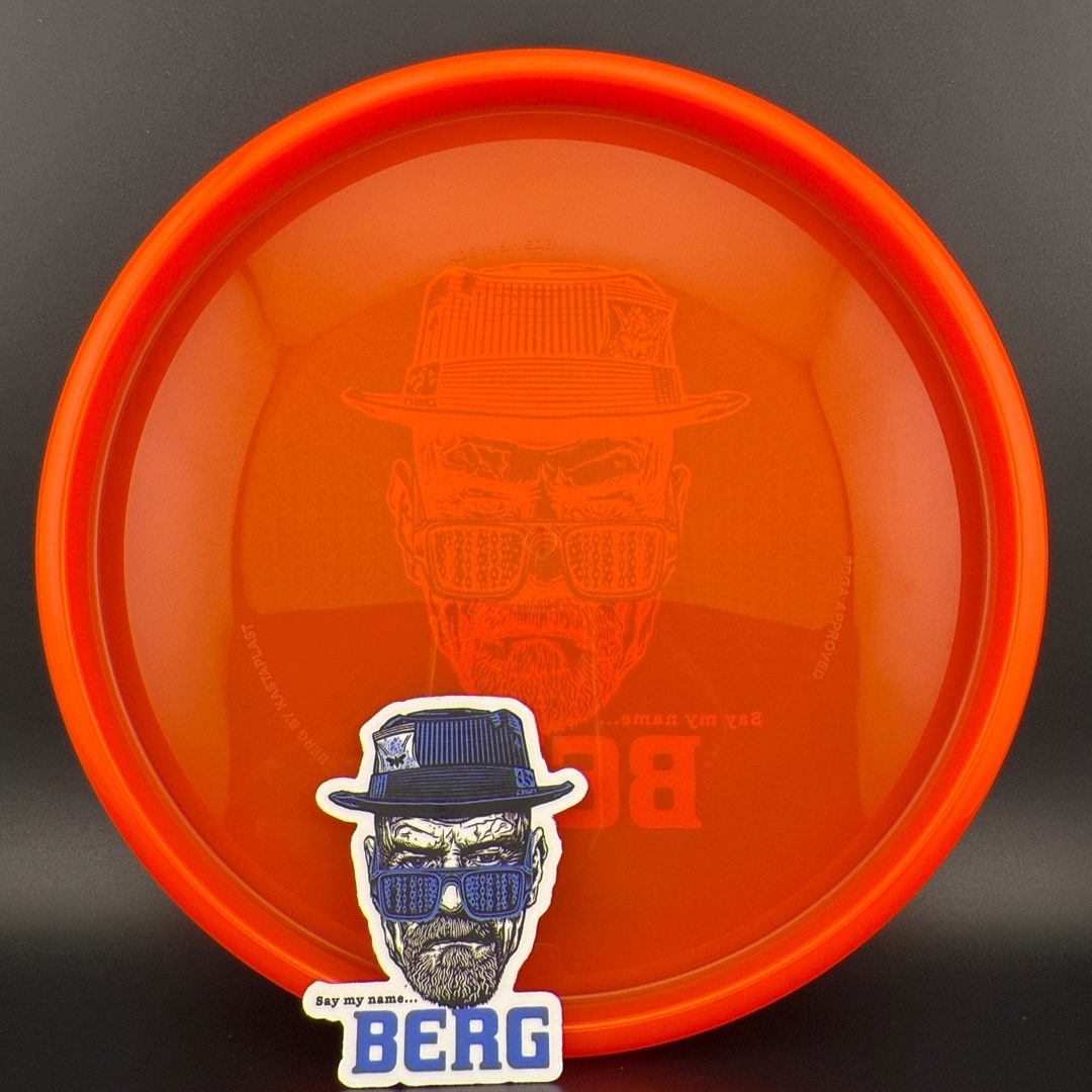 K1 Berg - "HeisenBERG" by Skeet Designs - Hot Orange 1/50 Kastaplast