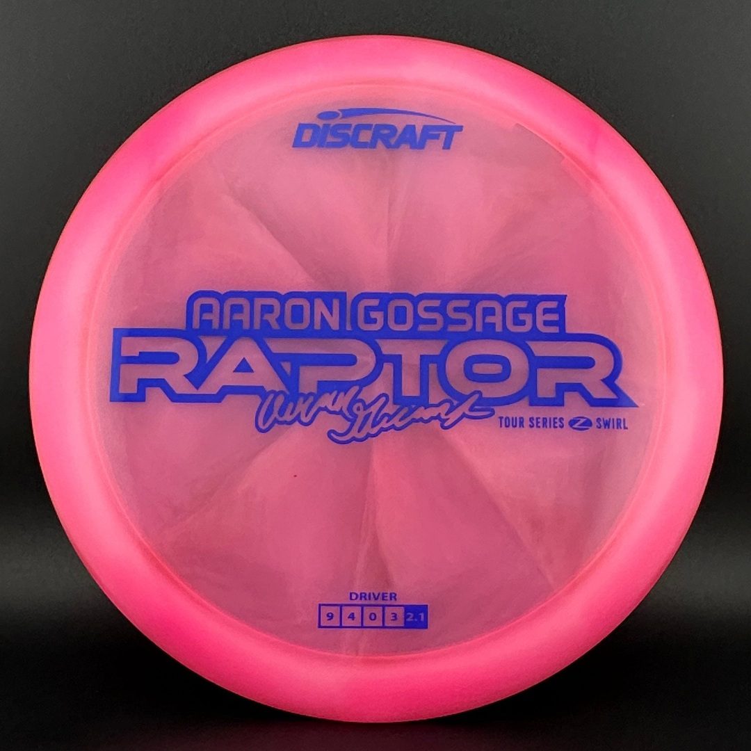 Z Swirl Raptor - Aaron Gossage 2025 Tour Series Discraft