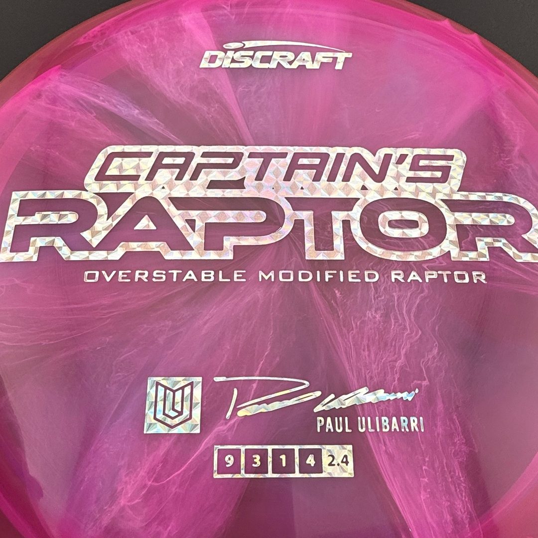 Special Z Blend Captain's Raptor - Paul Ulibarri 2025 Signature Series Discraft