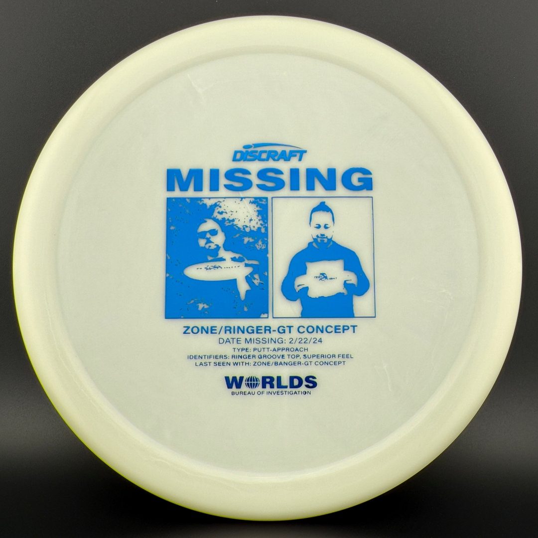 Glo ESP Zone GT Ringer Top - Missing - Worlds 2024 Discraft