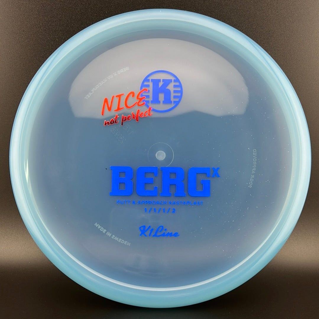 K1 Berg X - Blue "Nice Not Perfect" X-Out Kastaplast