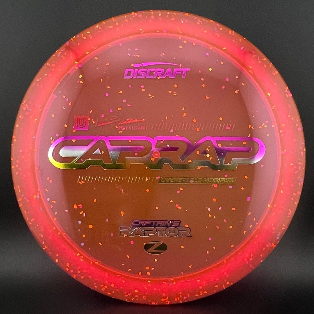 Confetti Z Captain's Raptor - Paul Ulibarri 2026 Discraft