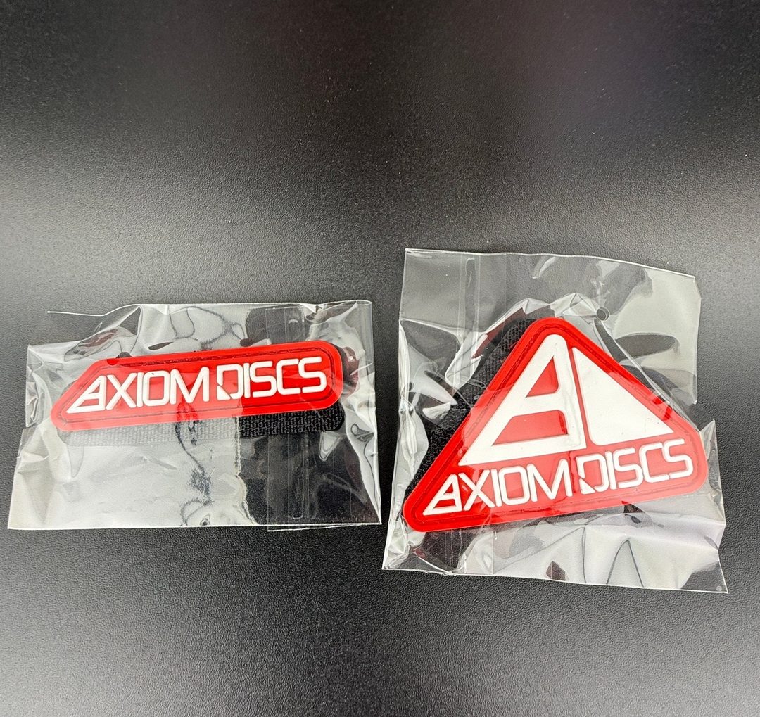 Axiom Logo PVC Patches Hook N Loop Backside Axiom