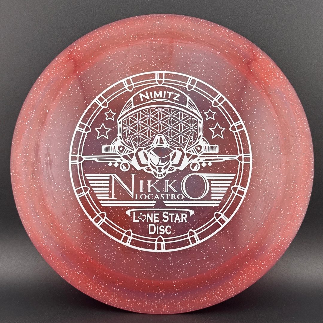 Swirly Founders Nimitz - Autographed by Nikko Locastro Lone Star Discs