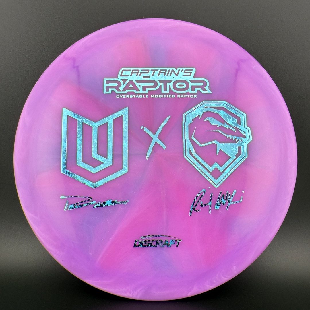 Z Swirl Captain's Raptor - Ulibarri x Wysocki Collab Edition Discraft