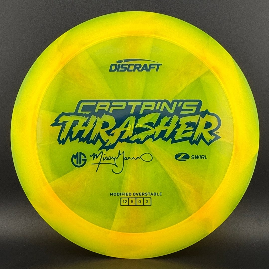 Swirly Z Captain's Thrasher - Missy Gannon 2026 Discraft