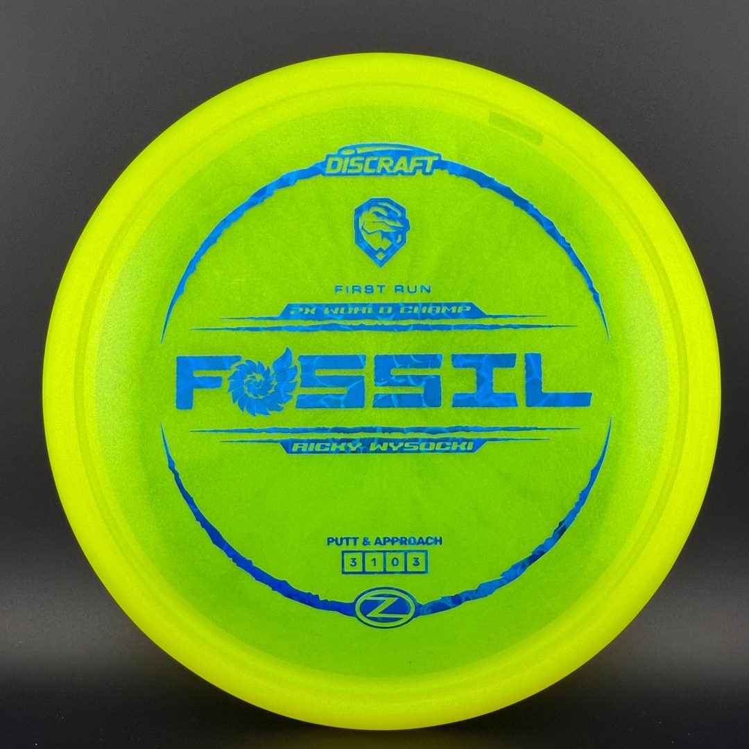 Colorshift Z Fossil - First Run - Ricky Wysocki Discraft