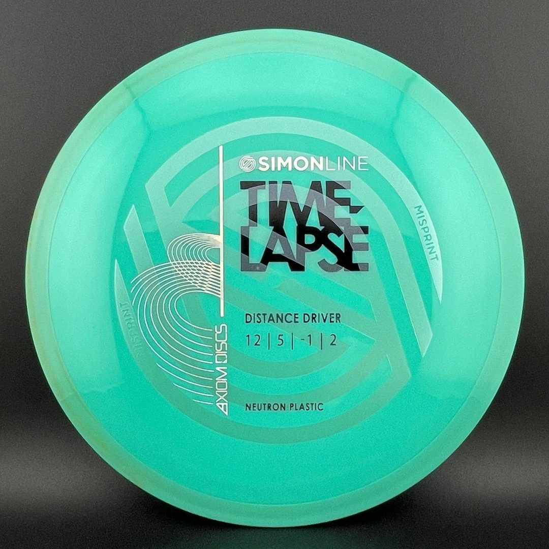 Neutron Time-Lapse Re-Tooled - Simon Line Misprint Axiom