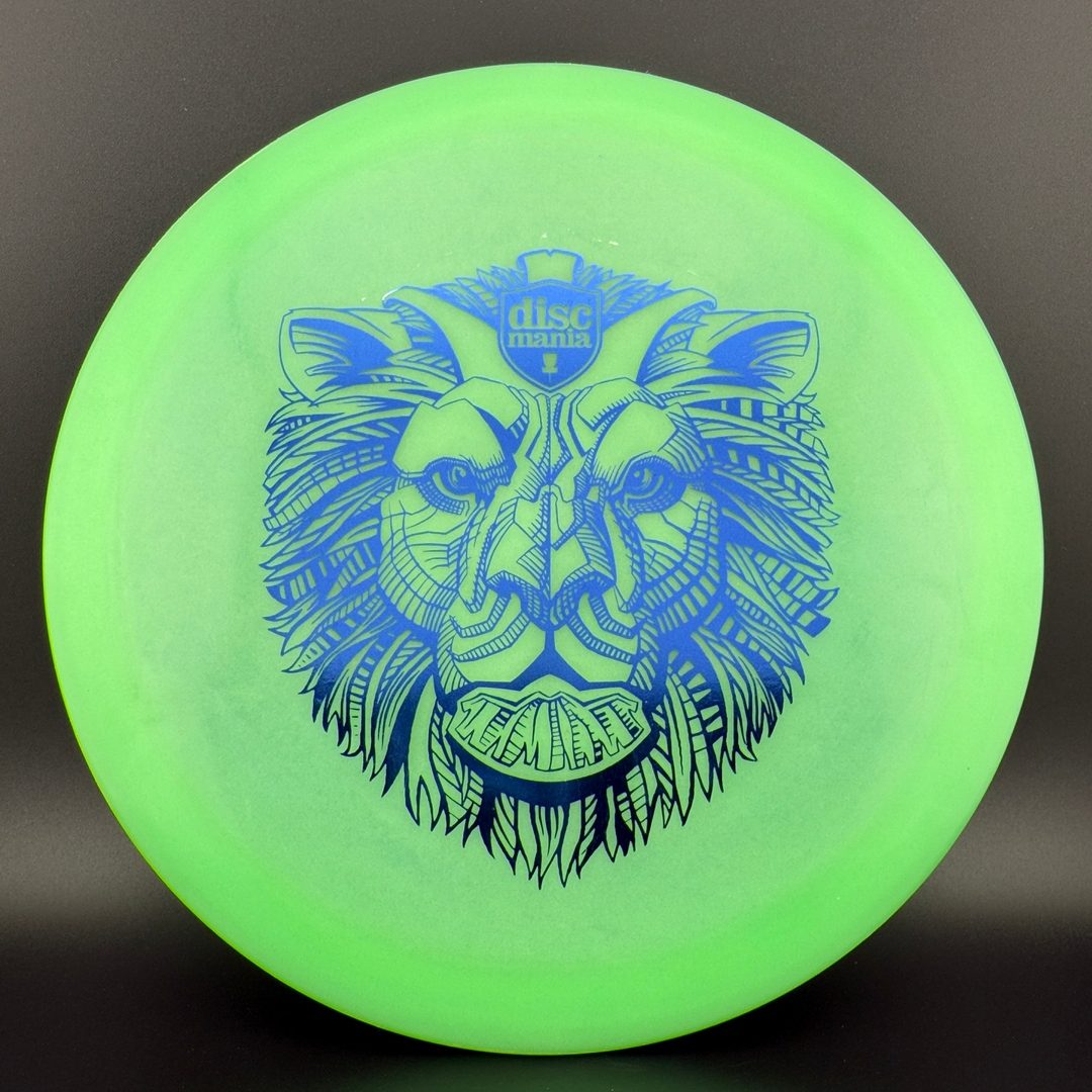 Color Glow C-line FD2 - Royal Rage - Rare Neon Green *Lightly Used Discmania