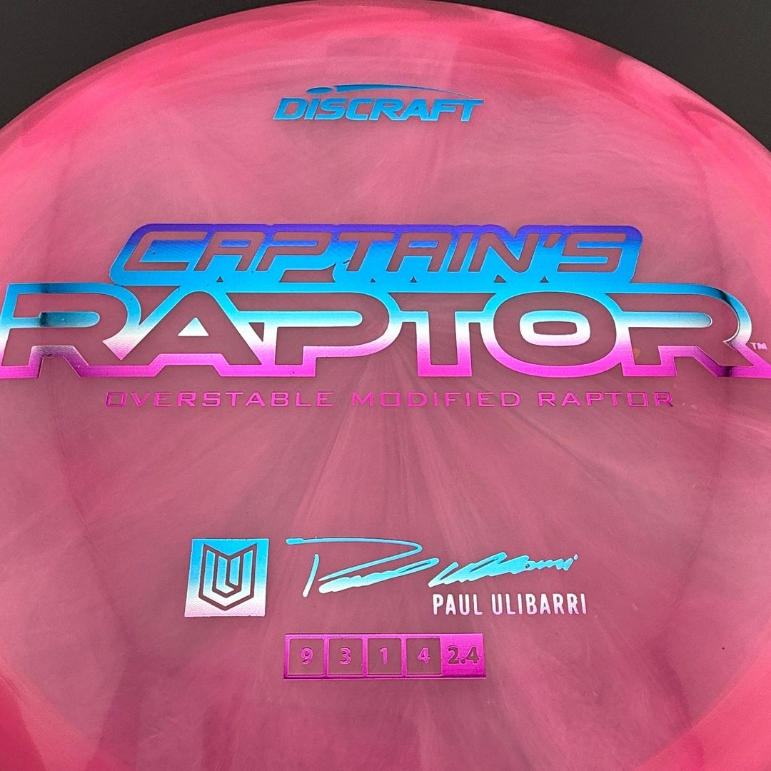 Special Z Blend Captain's Raptor - Paul Ulibarri 2025 Signature Series Discraft