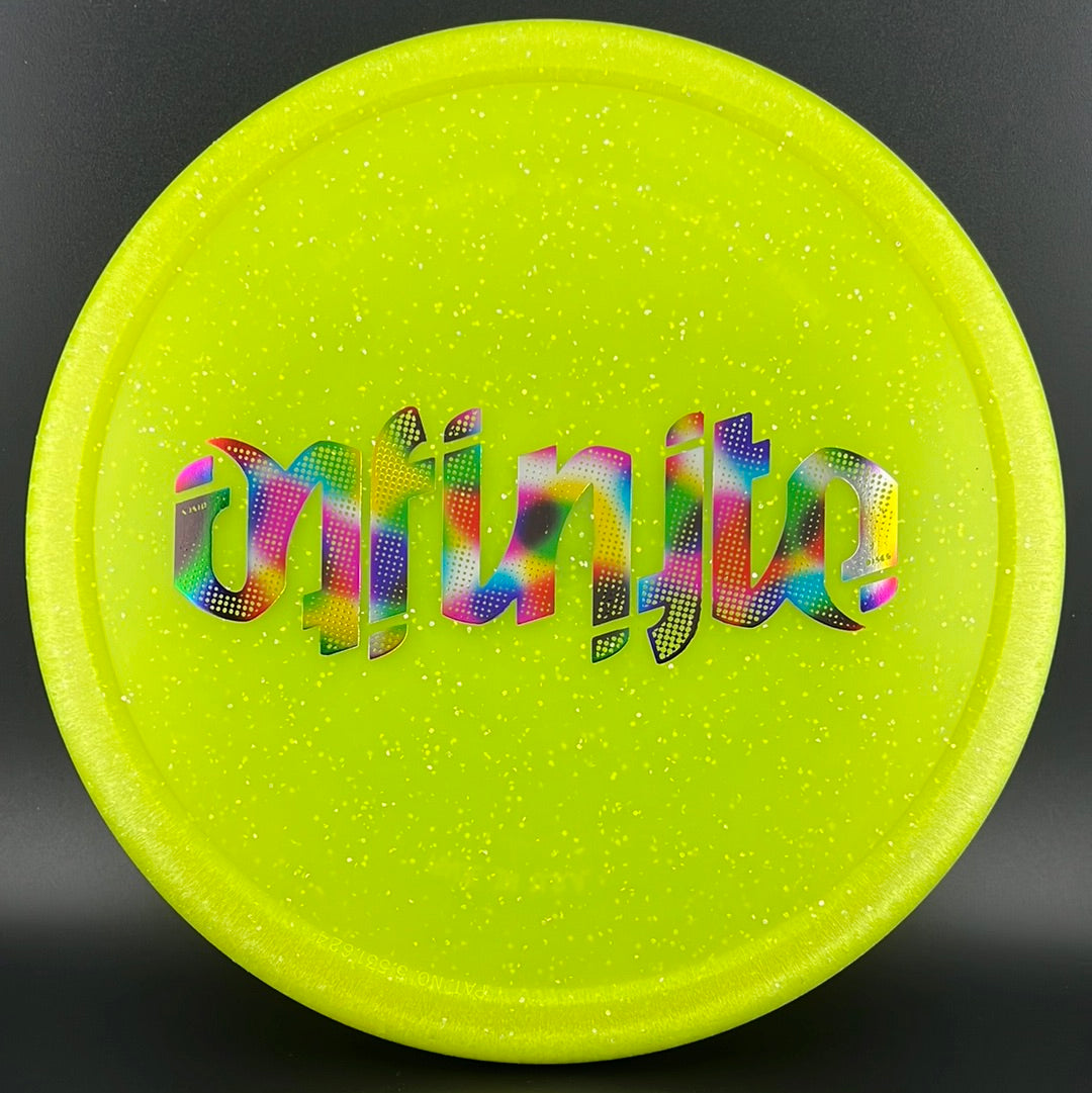 Metal Flake Glow C-Blend Glyph First Run - Ambigram Infinite Discs